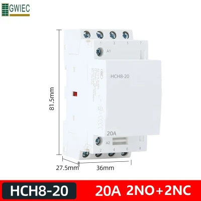 China Manufacturer AC Hch Modular 2pole Telemecanique 220V Auxiliary Contactor Price in
