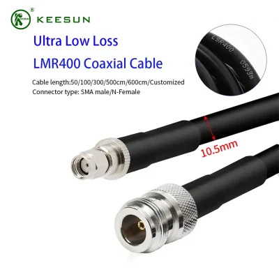 Lrm400 Coaxial Cable N Male to RP SMA Male Low Loss for Helium Hotspot Antenna