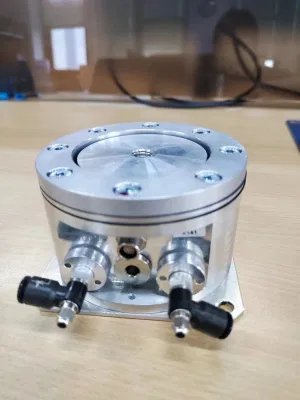 Laboratory precision air spring mount electronic control