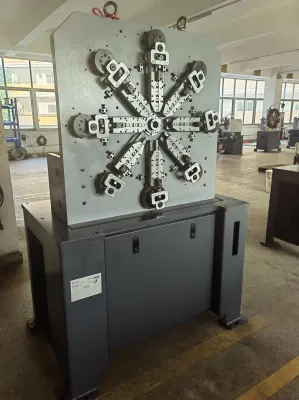 10 Axis KCT-1020WZ 2.0mm Coiling Machine with High Carbon Steel Spring Making Machine &amp; Compression Spring Machine