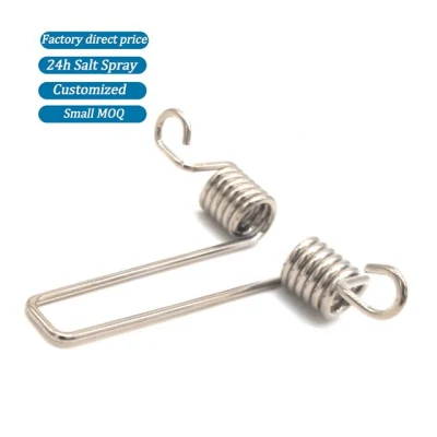Hongsheng High Quality Custom Wholesale Baler Teeth Carbon Steel Stainless Steel Double Spiral Torsion Spring