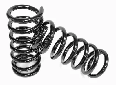 2.5&quot; Coil Spring Front Lift with Pile Coating Black Color