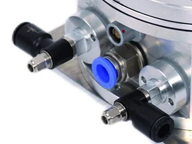 Laboratory precision air spring mount electronic control