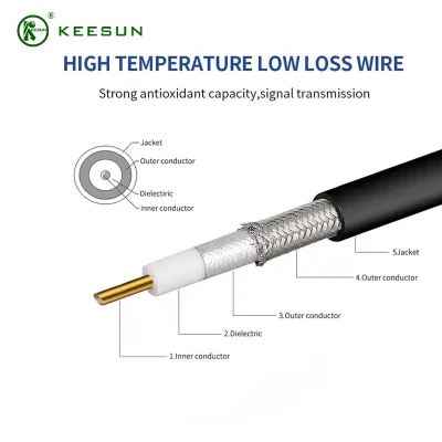 Lrm400 Coaxial Cable N Male to RP SMA Male Low Loss for Helium Hotspot Antenna