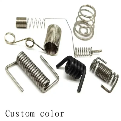 Factory Stainless Steel Wire Diameter Spring Furniture Torsion Spring Small Custom Hardware Double Torsion Spring