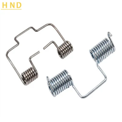 Stainless Steel Small Double Torsion Spring to Figure Custom Chinese Manufacturer High Precision Torsion Spring