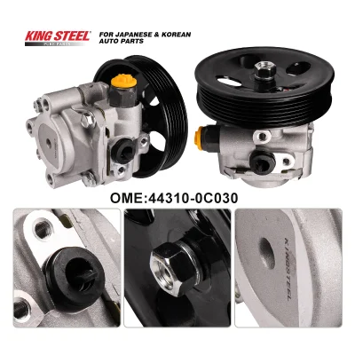 High Quality Car Steering System Autoparts Electric Hydraulic Power Steering Pump with Pulley for Hyundai Toyota Honda Nissan Mitsubishi Ford Mazda KIA