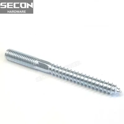 Made in China High Quality Zinc Plated Hanger Bolt Screw Factory Metric Thread Screw Machine Thread Wood Thread Self Tapping Screw Machine Screw