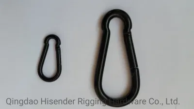 Snap Hook DIN5299c Commercial Type, Black Painted, Quick Link, Snap Hook with Eyelet, Sanp Hook with Screw, Spring Hook
