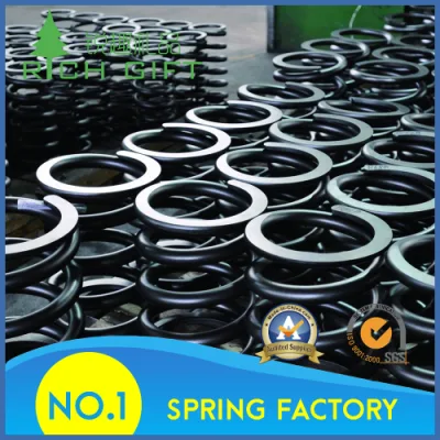 Manufacturers Custom Lock High Temperature Resistant Valve Actuator Spring with Black Finish