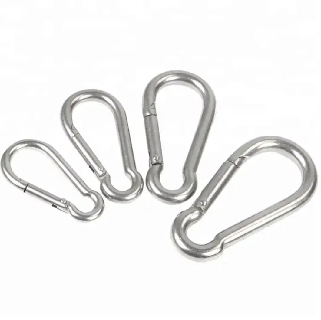 304 Stainless Steel Heavy Duty Carabiner Spring Snap Hook Clip