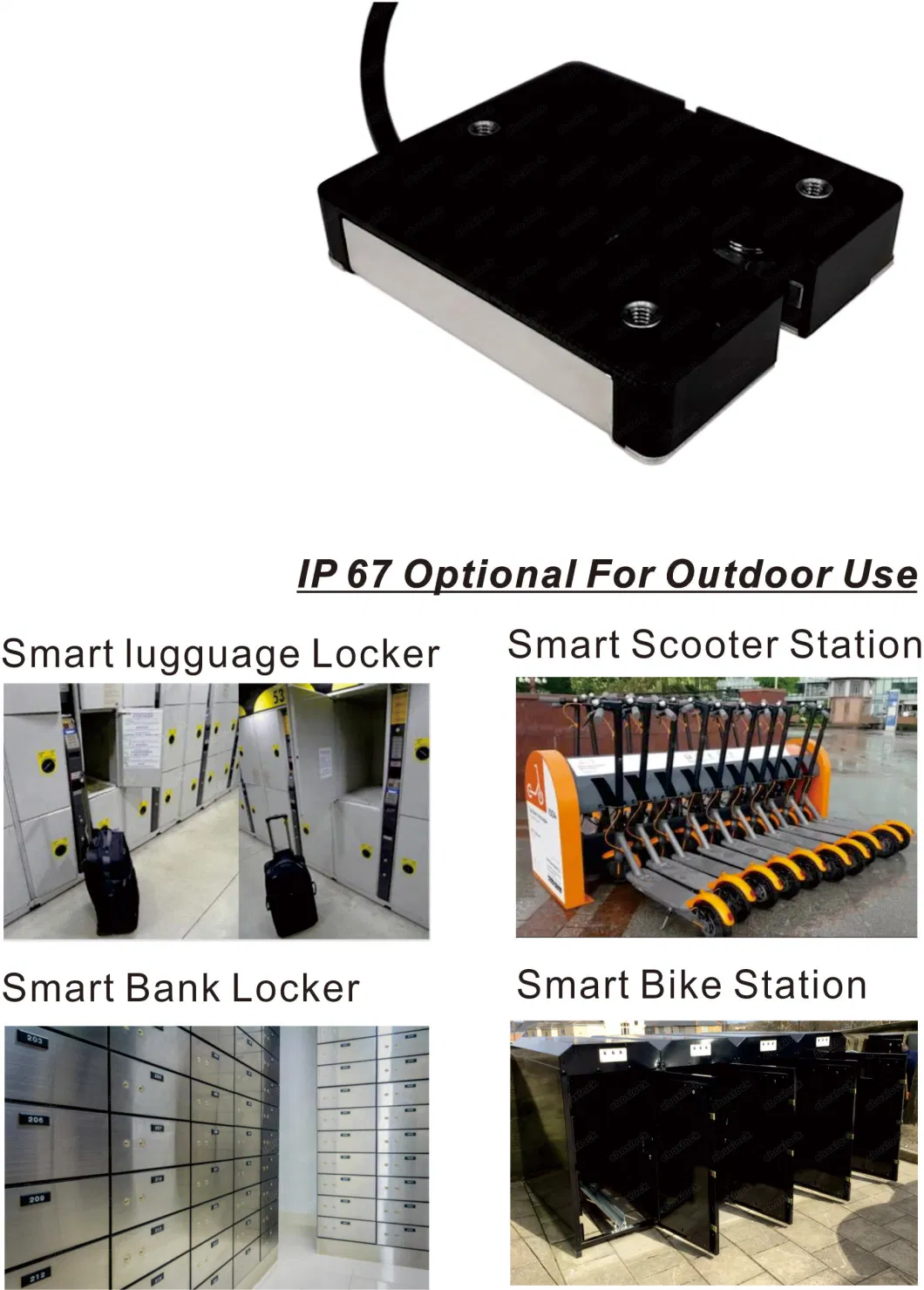 Durable Anti-Corrosion Electric Cabinet Lock for Outdoor Parcel Lockers