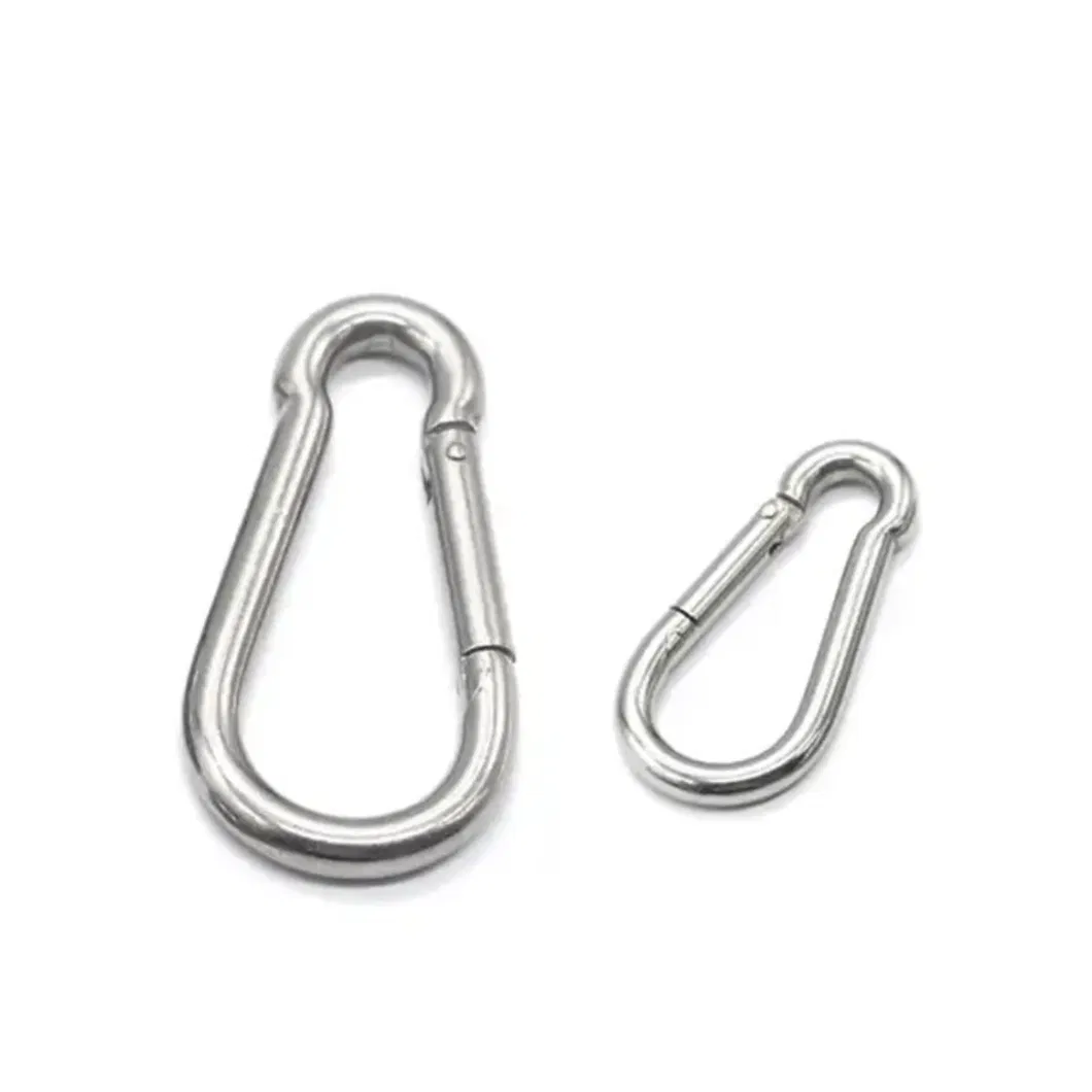 304 Stainless Steel Heavy Duty Carabiner Spring Snap Hook Clip