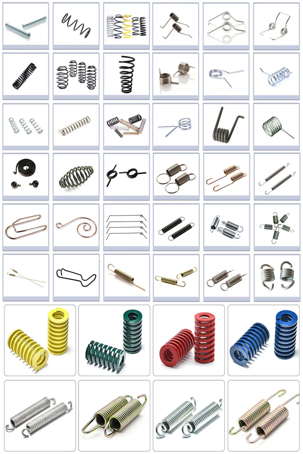 OEM Custom Metal Stamping Stainless Steel 304 Tensile Spring Torsion Spring Parts