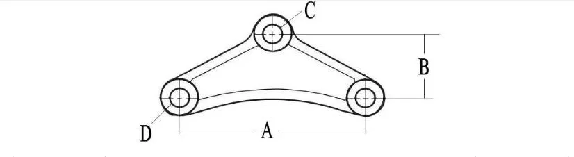 RV Trailer Suspension Parts Leaf Spring 13-142 Triangular Equalizer for RV Trailer Parts