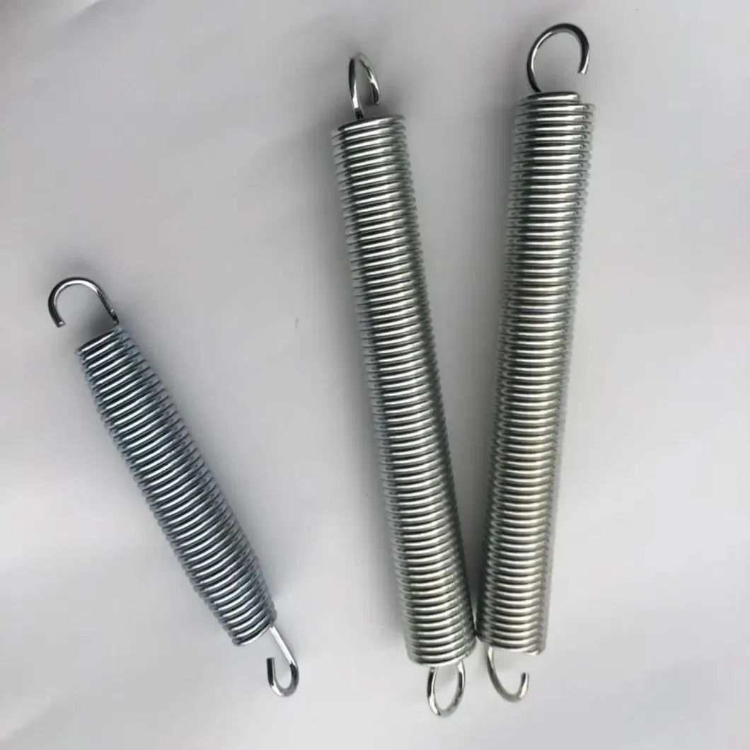 Stainless Steel Compression Tension Double Hook Stretching Spring for Mechanical Tension