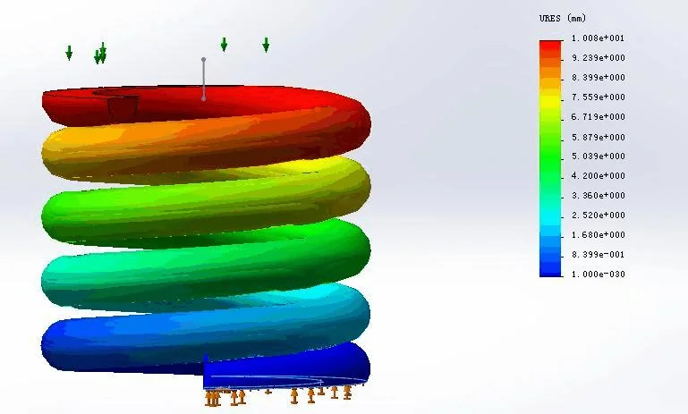 Customized Large Helical Spiral Stainless Steel Heavy Duty Coil Springs Compression Spring