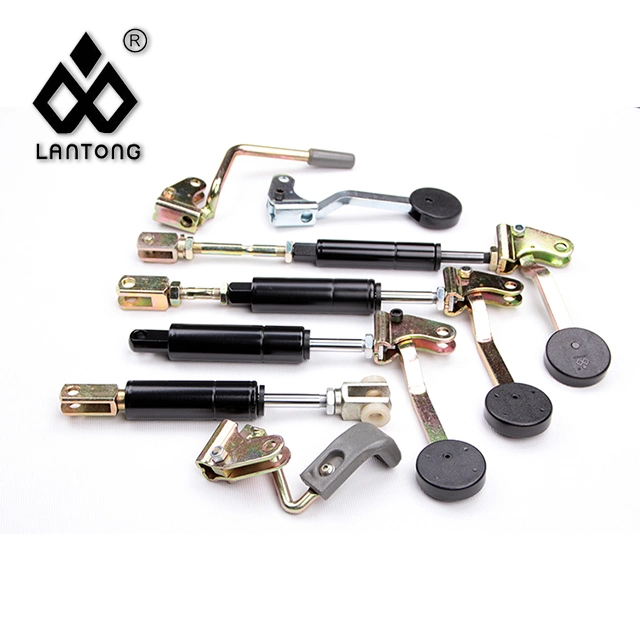 Lockable Gas Spring with Various Buttons