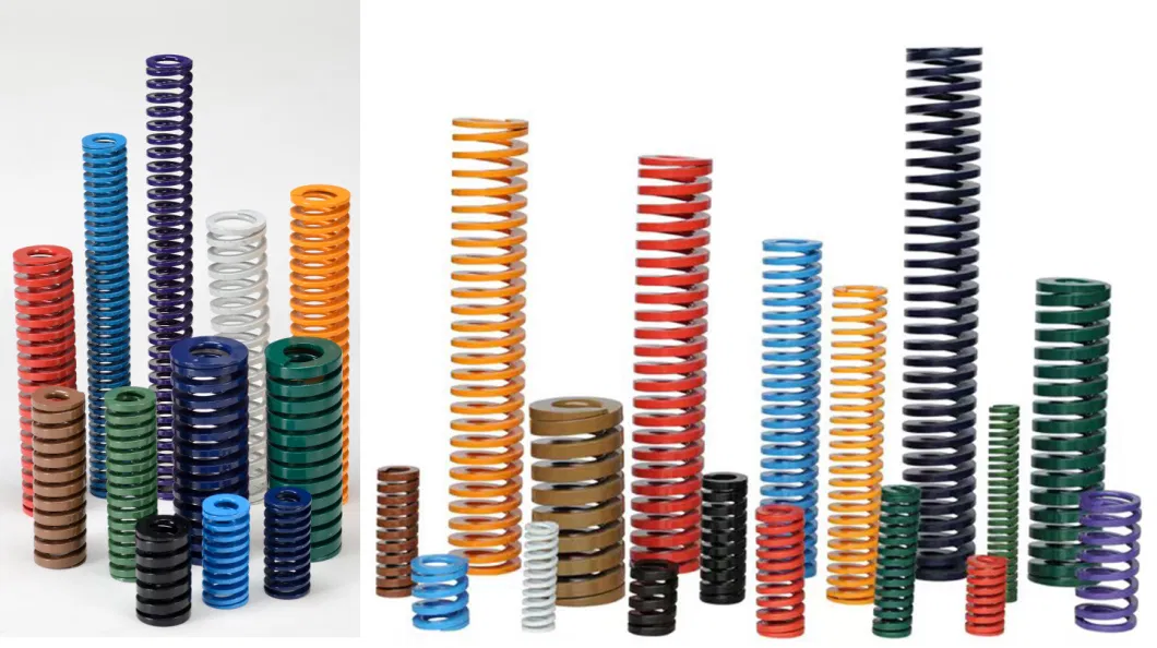 ISO Standard Coil Metric Compression Spring Loaded Die Springs Die Spring Manufacturer