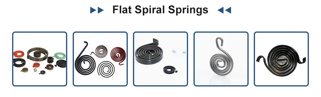 60si2mn Steel Flat Spiral Springs High Strength