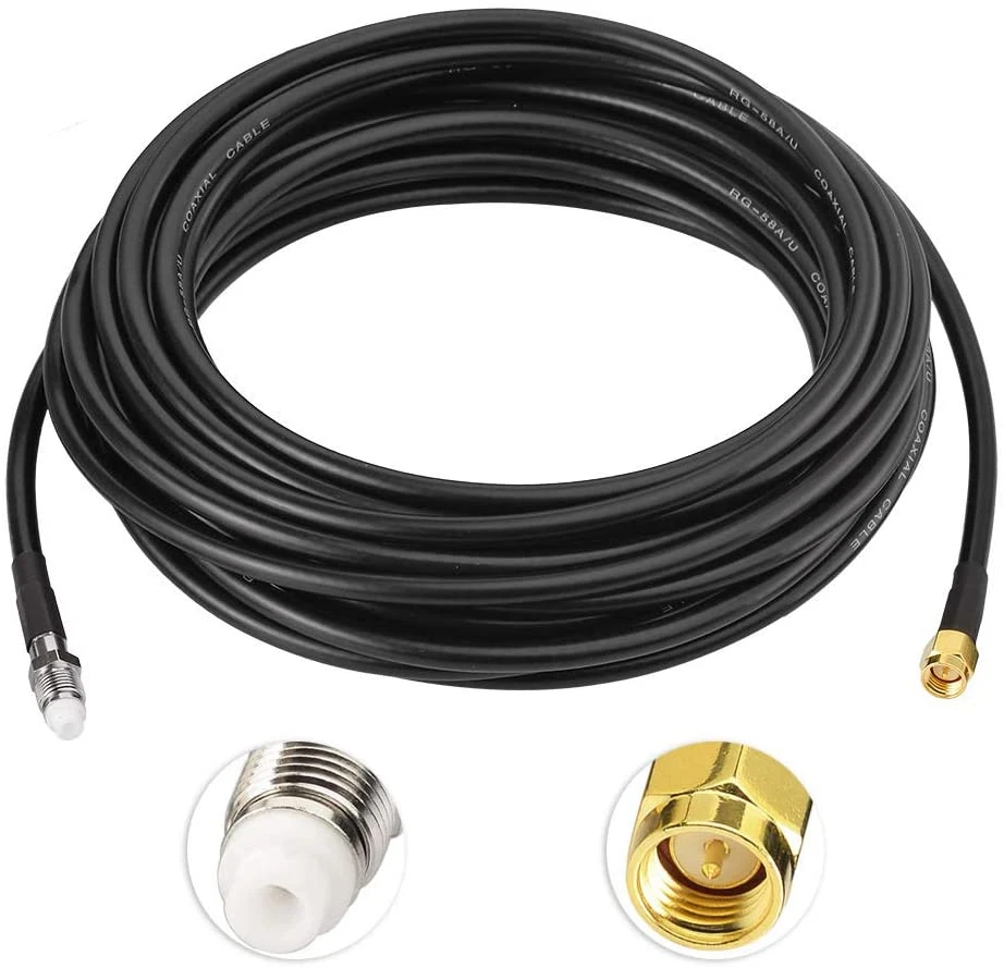 Coaxial Cable Assembly Rg58 Cable SMA to N Connector