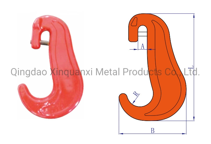 Wholesale Forged Steel Spring Lever Type Load Binder Chain Tension Lever C Hook with Lashing Chain