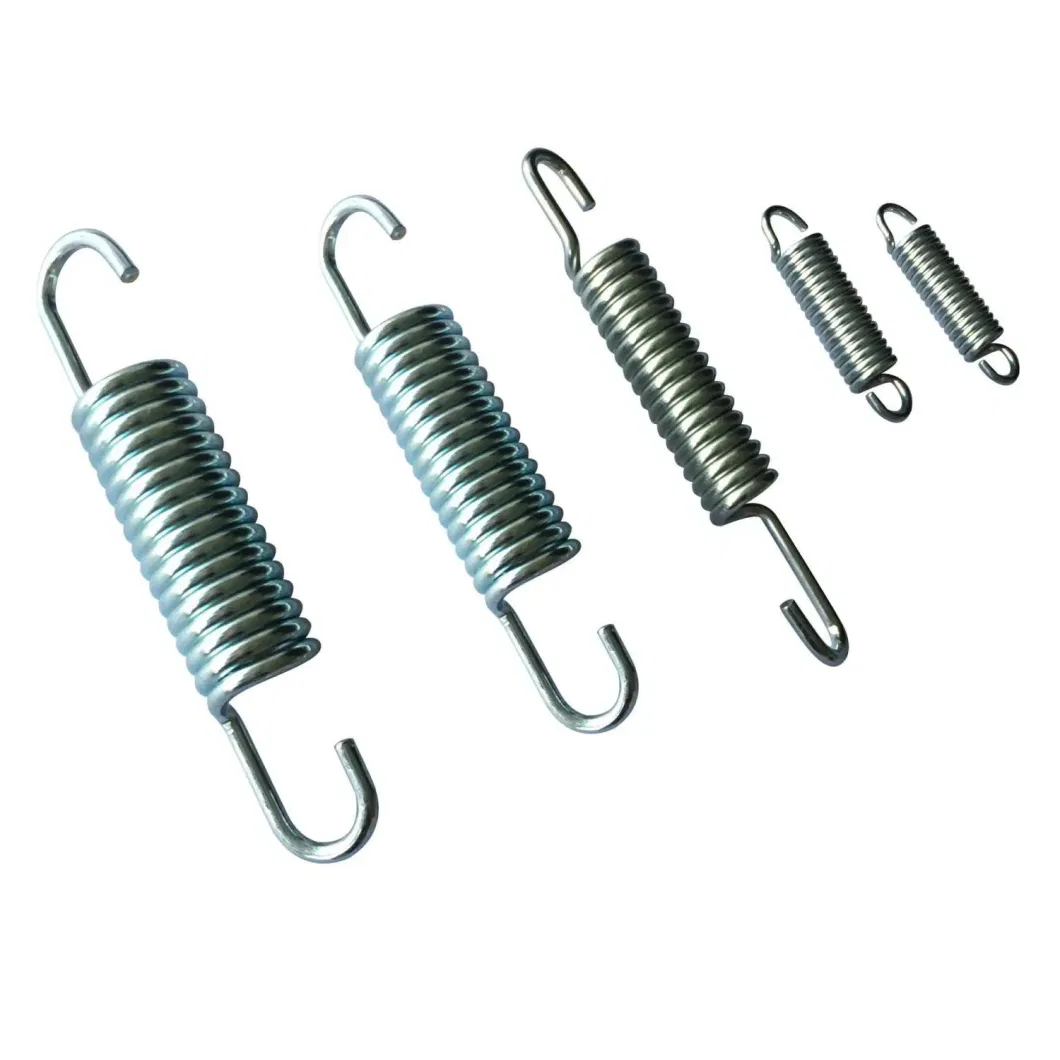 Stainless Steel Compression Tension Double Hook Stretching Spring for Mechanical Tension