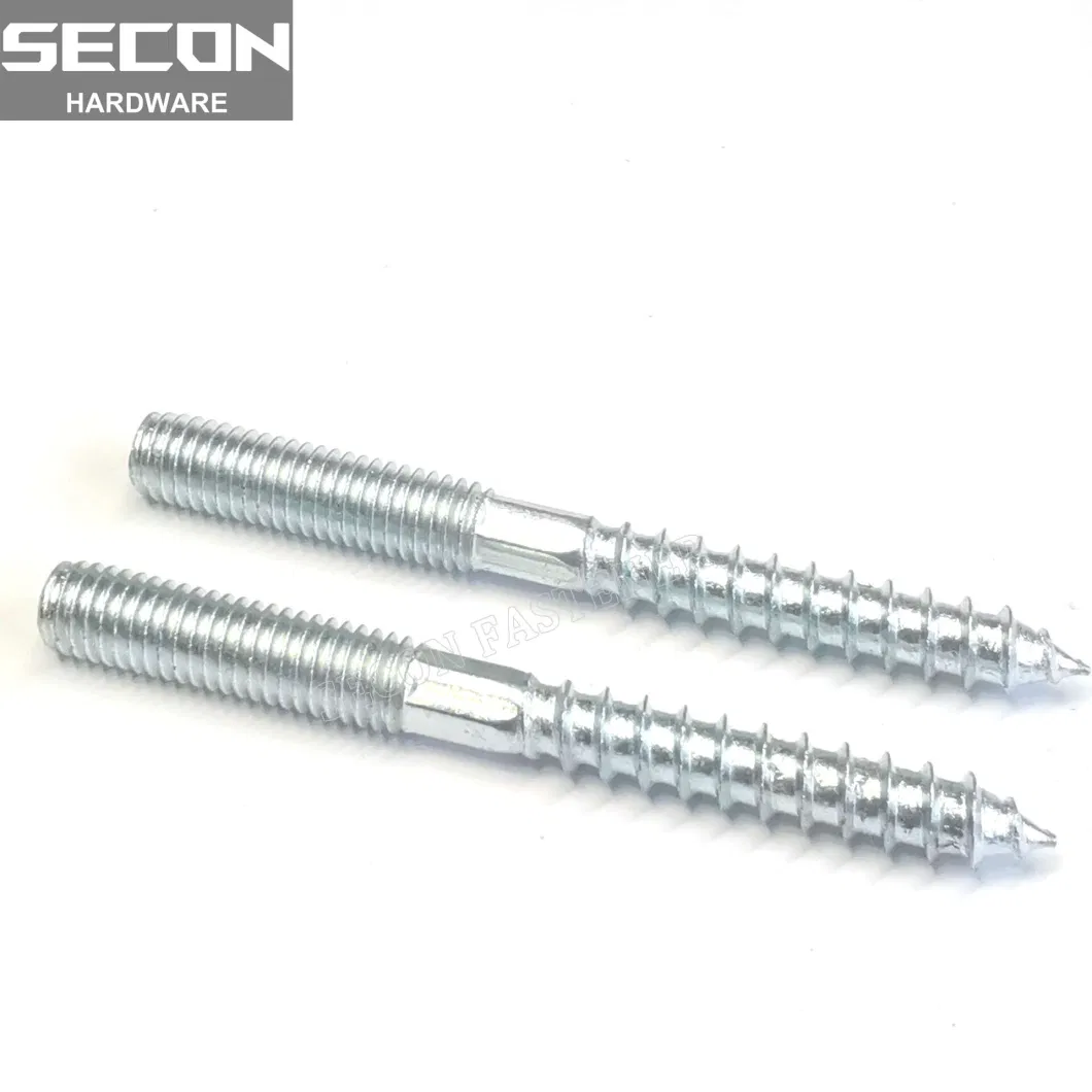 Made in China Factory Hot Selling Hanger Bolt Double Thread Metric Thread Screw with Good Quality