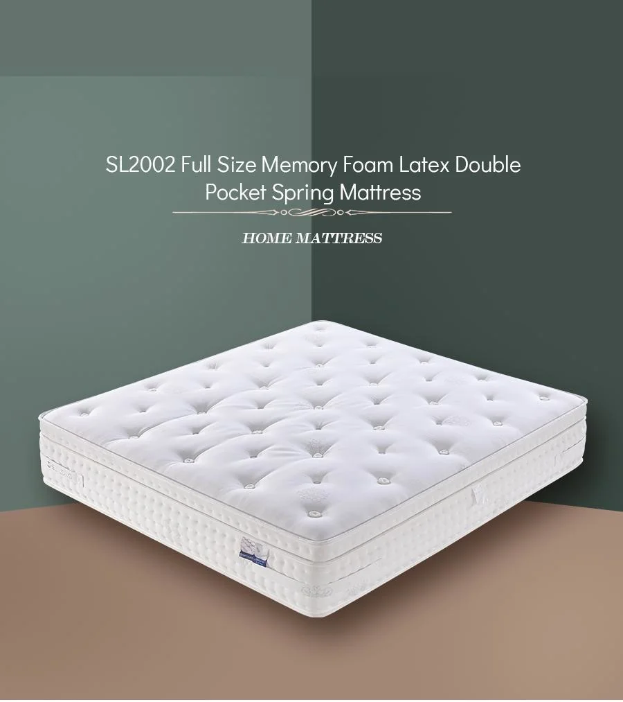 13&quot; Swan Series Euro-Top Hand Tufed Double Pocket Spring with Mini Pocket Spring Latex Mattress