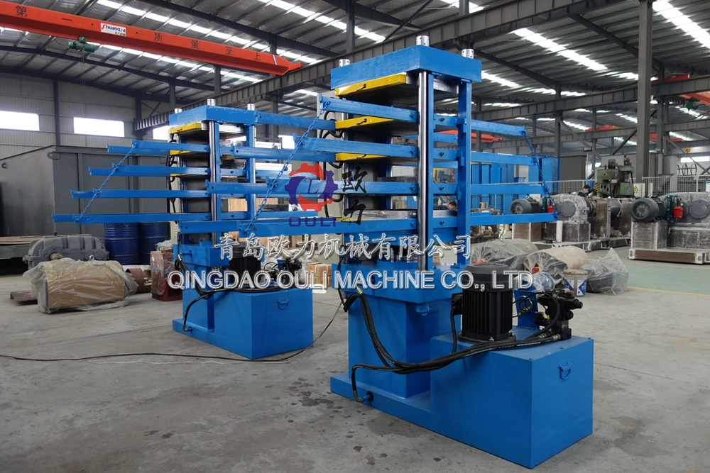 1000*1000 EPDM Rubber Tiles Hydraulic Press, , Rubber Vulcanizing Press, Vulcanizer Press, Hydraulic Press Machine