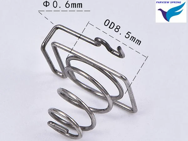 High Quality Manufacturer Custom Stainless Steel Wire AA Battery Spring Contact Gold Supplier