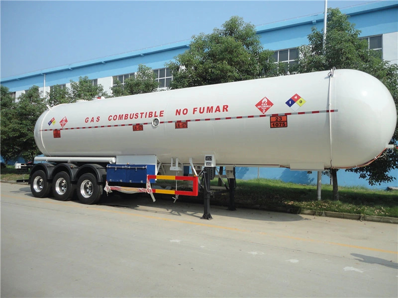 ASME 60000 Liters LPG Tanker Semi Trailer