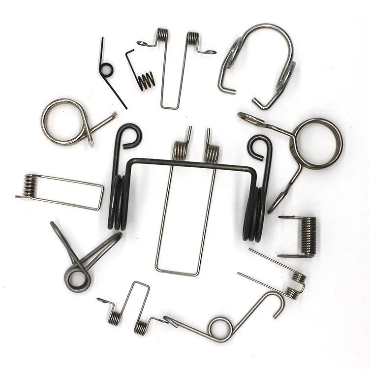 Customized Factory Metal Spring Stainless Carbon Alloy Steel Anodizing Small Dual Loop Hooks Extension Springs for Nail Lamp