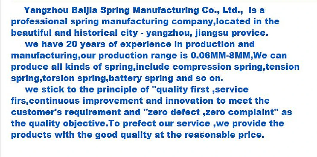 Springs for Micro Electro Mechanical System for Earthquake Proof Foundation Flat Springs Constant Force Spring Conical Spring
