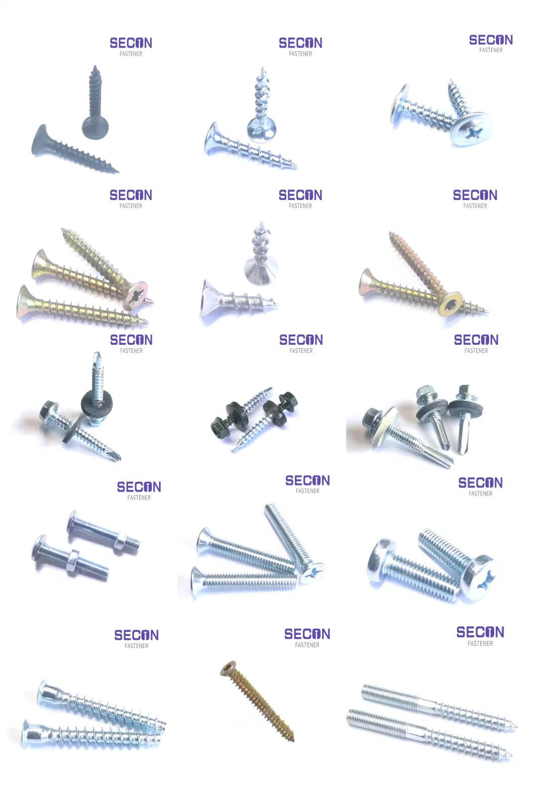 Made in China High Quality Zinc Plated Hanger Bolt Screw Factory Metric Thread Screw Machine Thread Wood Thread Self Tapping Screw Machine Screw