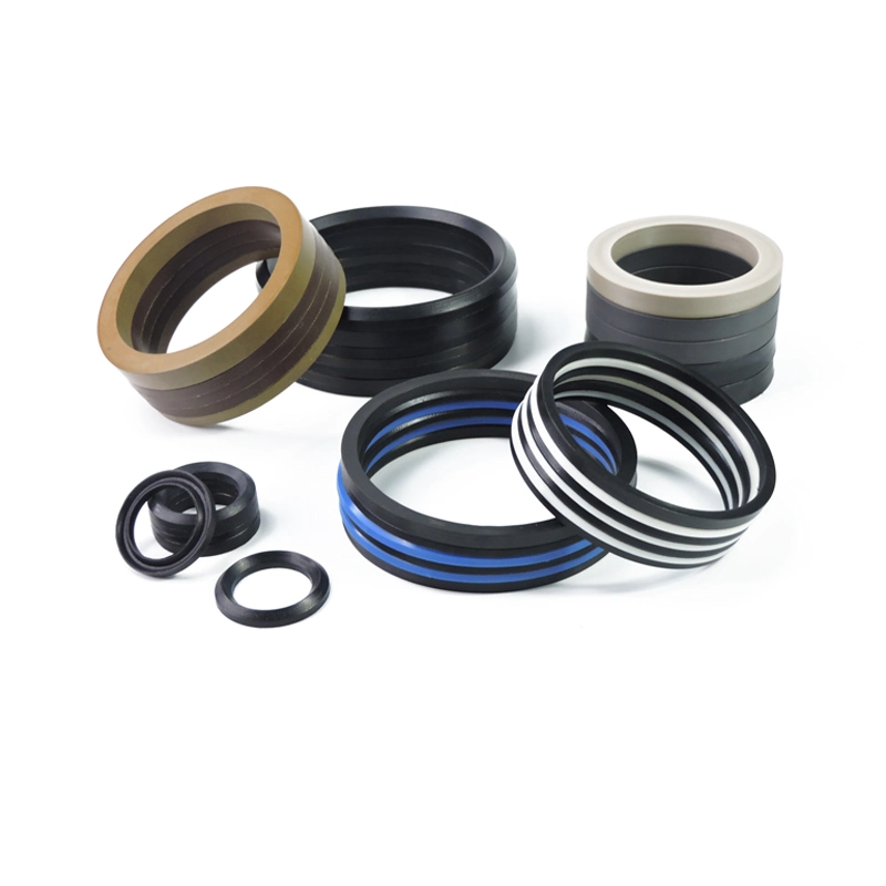 PTFE Peek Filled Carbon V Type Rod Seal V Ring Hydraulic Vee Packing Seal