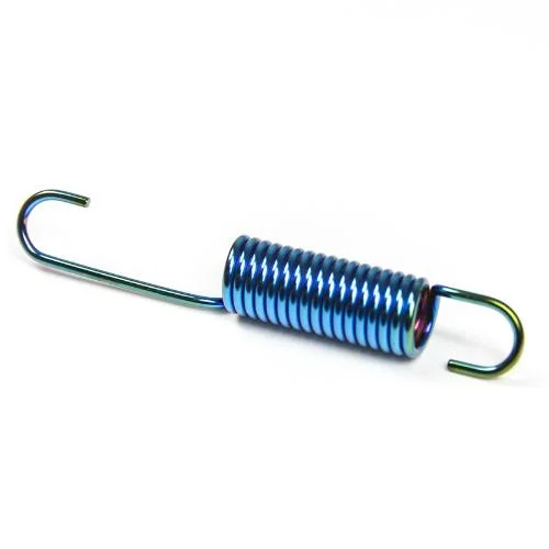 Custom Stainless Steel Spring Steel Long Galvanized Open Hook Coil Extension Spring Tension Spring