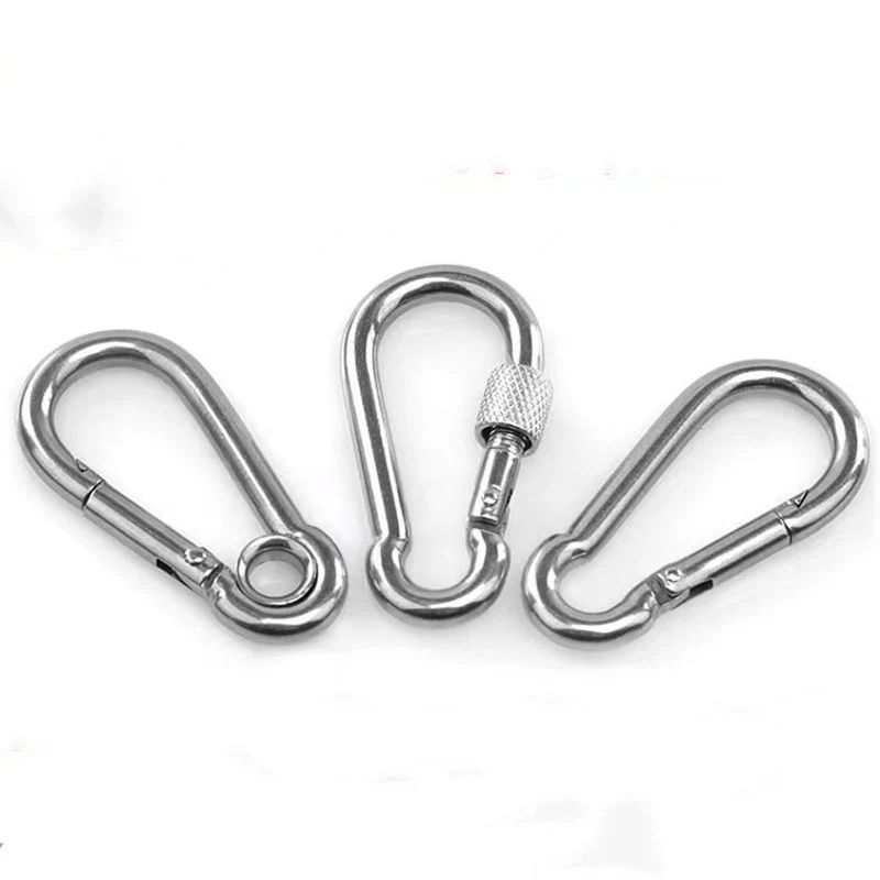 Customisable Aluminum Double Quick Hanging S Type Carabiners Spring Clips Snap Hooks