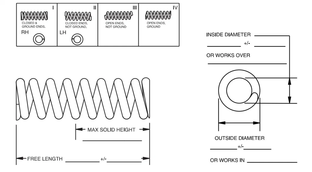 55crsi Fdcrsi Tdcrsi Clutch Plate Pressure Compression Spring