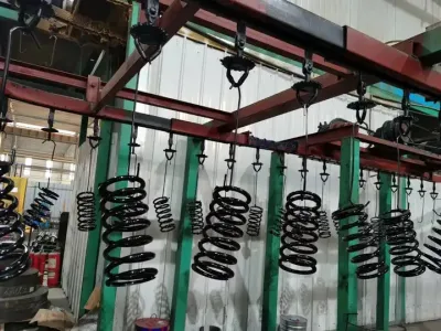 Lokomotive Lock Mechanismus Tastatur Kompressionsfeder Mechanischer Schalter Leichte Beanspruchung Große Kegelspulenfedern