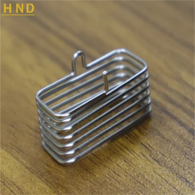 Custom Edelstahl Stoßabsorbierende Druckfeder Doppelhaken Spannfeder Galvanisch Beschichtete Torsionsfeder