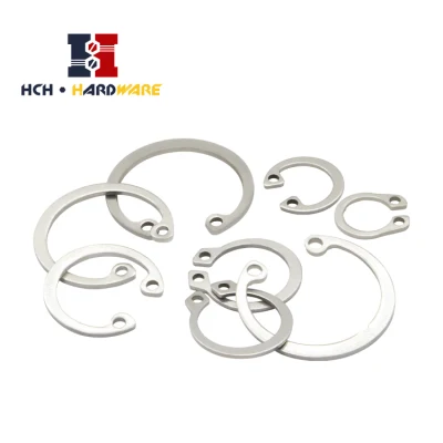 Hochwertiger Edelstahl DIN472 C Typ interne Sicherungsring Ringe für Bohrung