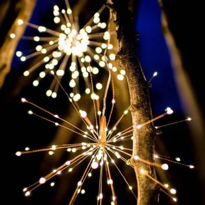LED-Feuerwerk Hängeleuchten explosive Fernbedienung Feuerwerk LED String Leuchten