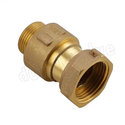 3/4&quot; Inline-Rückschlagventil Messing federbelastet Inline für Wasser Messgerät
