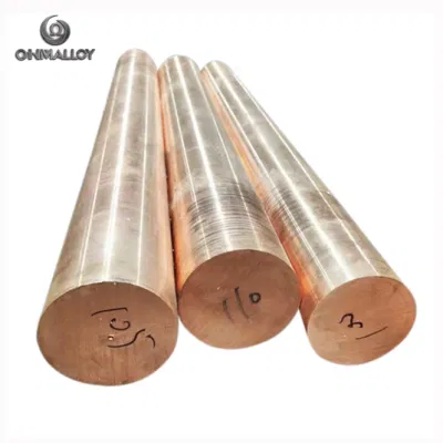 Durchmesser 50mm Beryllium Bronze Kupferstab C17200/C17300 für elektrische Schalter
