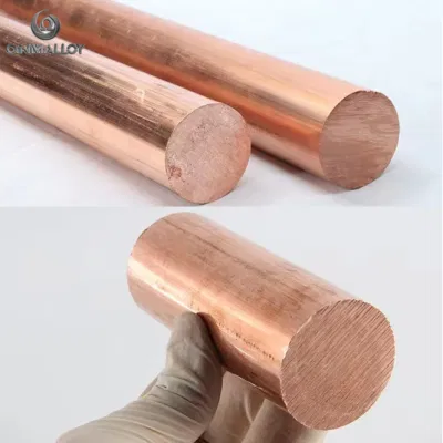 Durchmesser 50mm Beryllium Bronze Kupferstab C17200/C17300 für elektrische Schalter