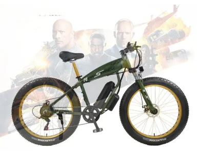 Quelle Fabrik Verkauf Explosive 26 Zoll Elektro Mountain Bike Schnee Fat Tire Munition Stoßdämpfung Off-Road-Bike