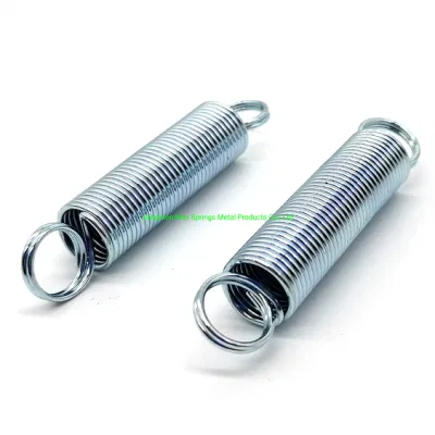 Custom Edelstahl Verlängerung Spannung Feder mit Doppel-Haken