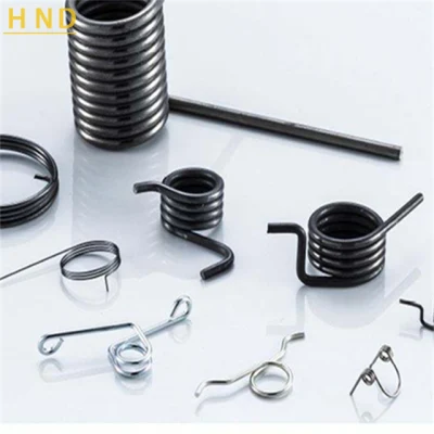 Custom Edelstahl Stoßabsorbierende Druckfeder Doppelhaken Spannfeder Galvanisch Beschichtete Torsionsfeder