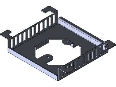 OEM-kundenspezifische Halterung Aluminium Edelstahl Präzisions-Blech-Herstellung Stanzen Laser Schneiden Biegen Stanzen Schweißen Teil für elektronische / Medizin